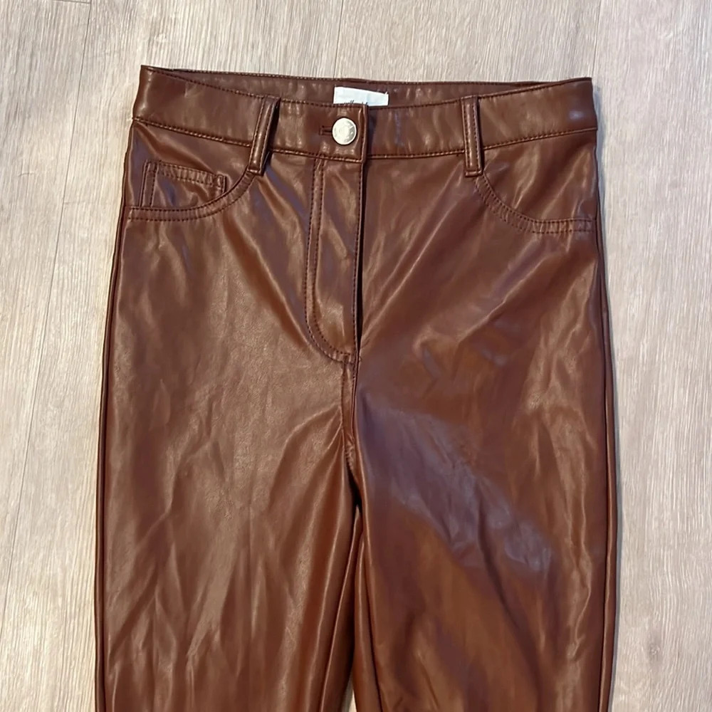 Aritzia Leather Pants - Picture 2 of 6